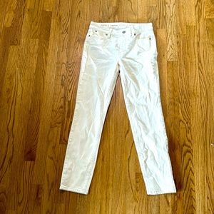 Talbots Flawless Slim Ankle white jeans - Size 2